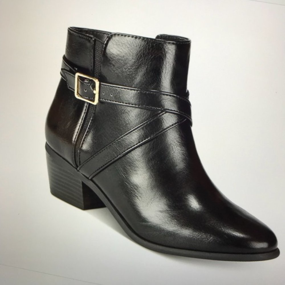NEW!! Karen Scott Ankle Booties Black, Size 11